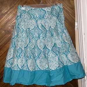 Apt. 9 skirt Color: Blue/white Size: 6